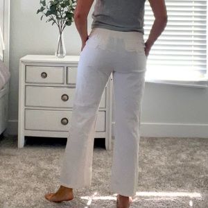 Forever, 21 white linen pants, size medium
